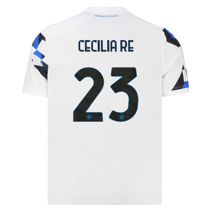 Danxen Criança Camisola Cecilia Re #23 Branco Vermelho Azul Alternativa 2026/27 Camisa