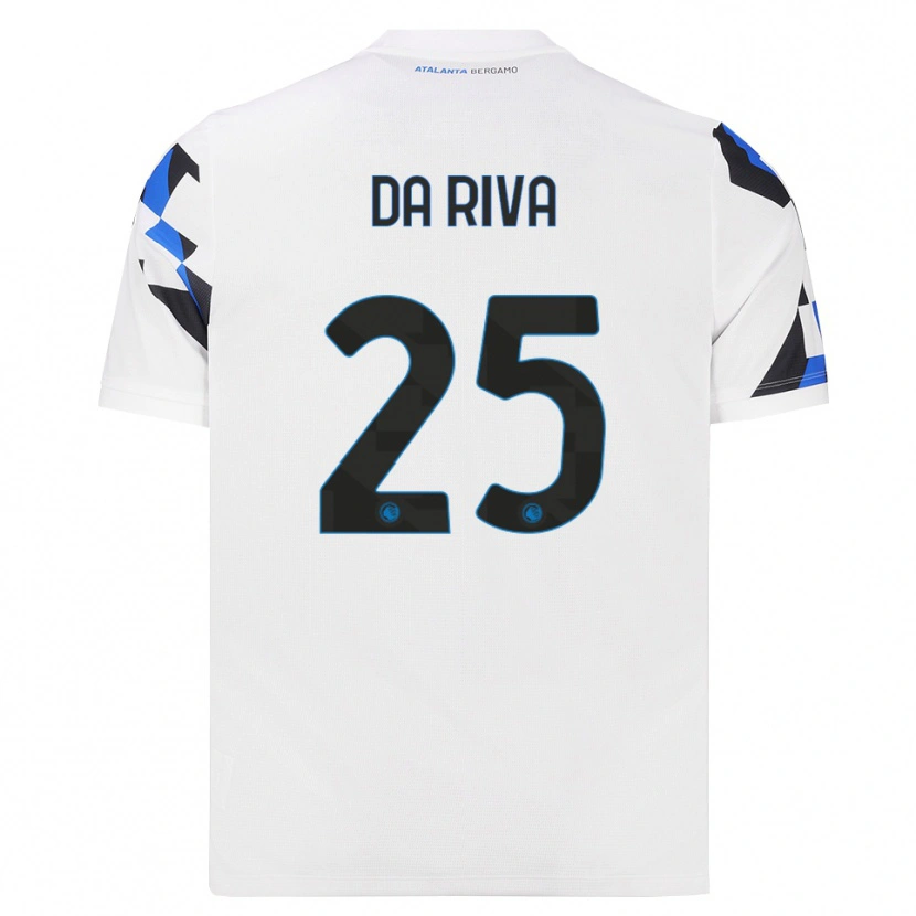 Danxen Criança Camisola Jacopo Da Riva #25 Branco Vermelho Azul Alternativa 2026/27 Camisa