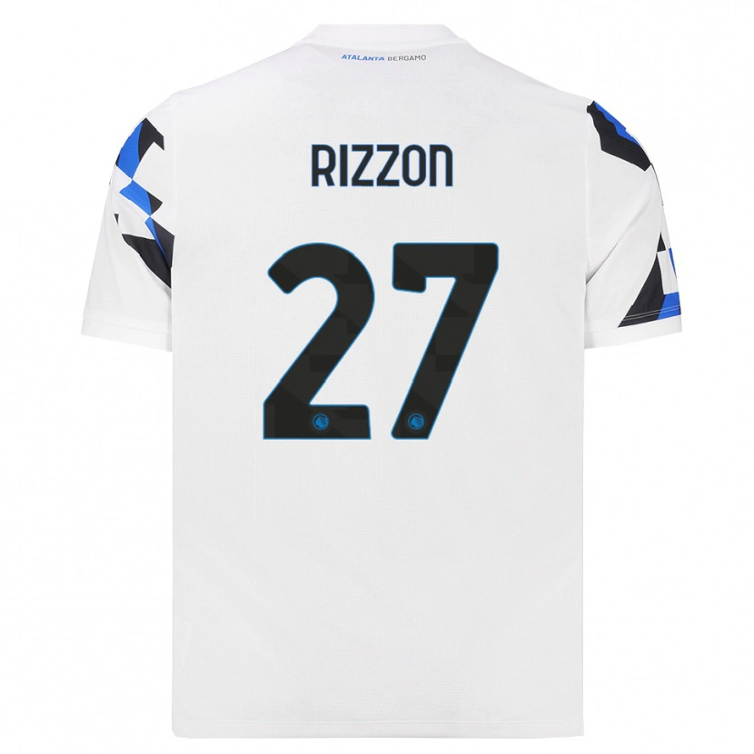 Danxen Criança Camisola Giulia Rizzon #27 Branco Vermelho Azul Alternativa 2026/27 Camisa