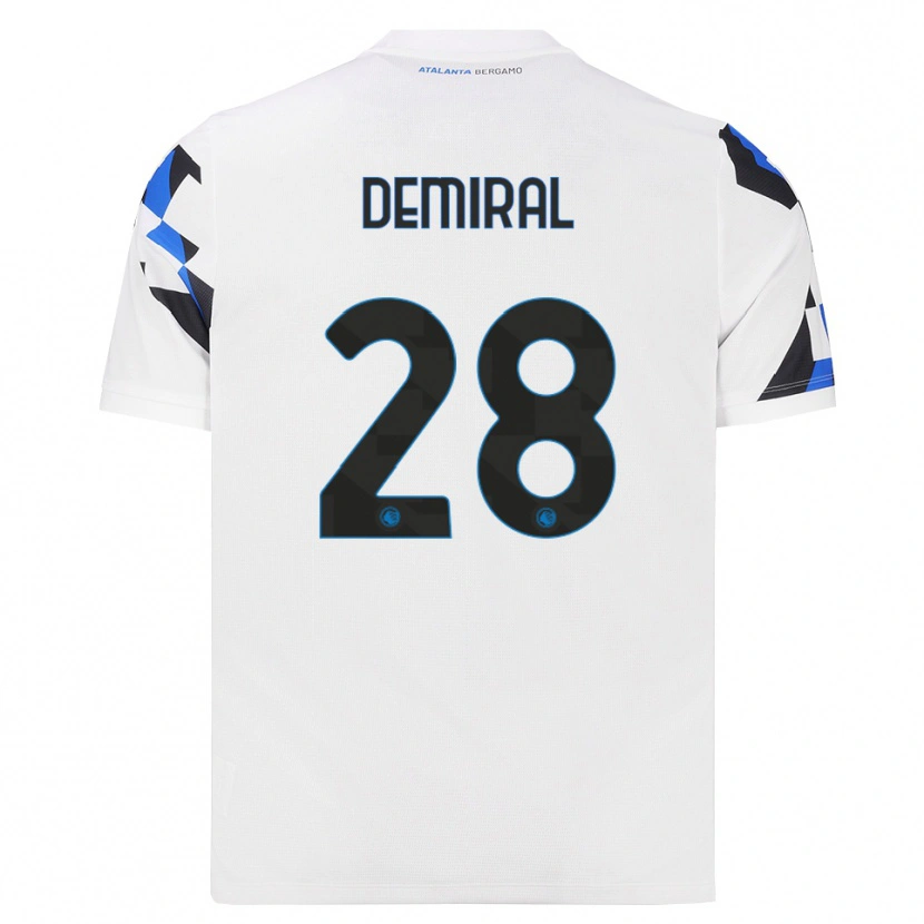 Danxen Criança Camisola Merih Demiral #28 Branco Vermelho Azul Alternativa 2026/27 Camisa