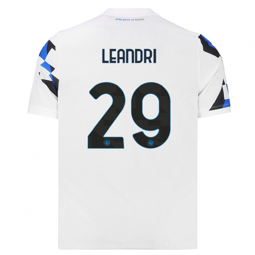 Danxen Criança Camisola Marco Leandri #29 Branco Vermelho Azul Alternativa 2026/27 Camisa