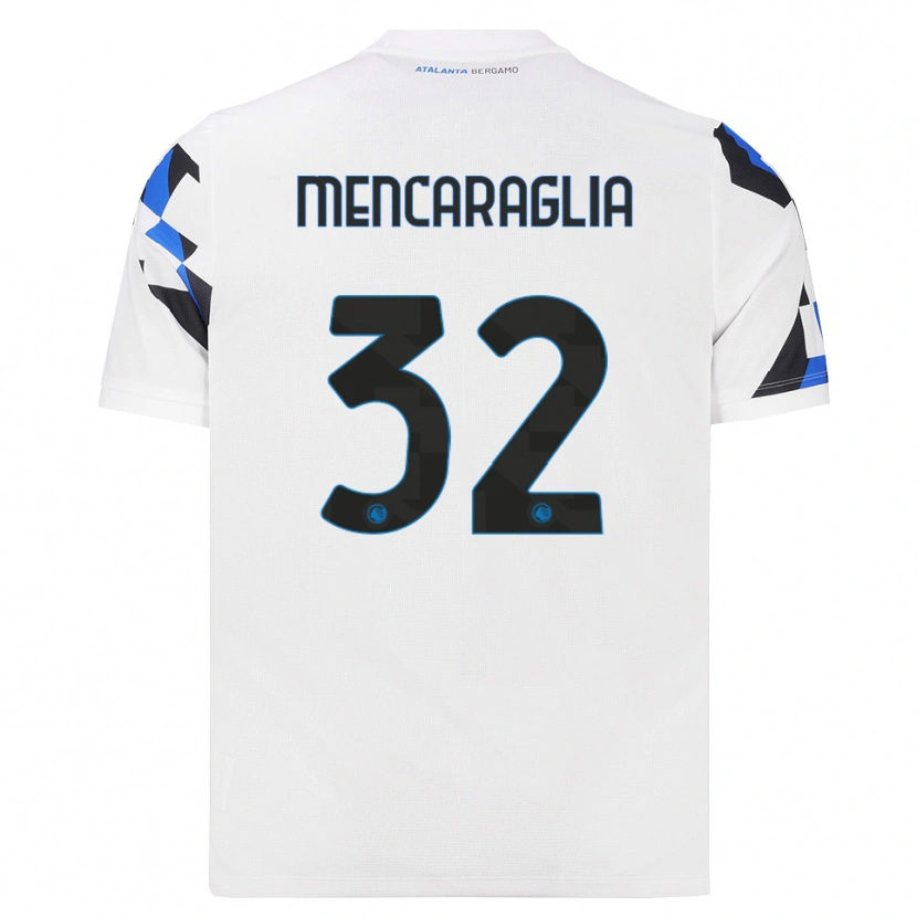 Danxen Criança Camisola Filippo Mencaraglia #32 Branco Vermelho Azul Alternativa 2026/27 Camisa