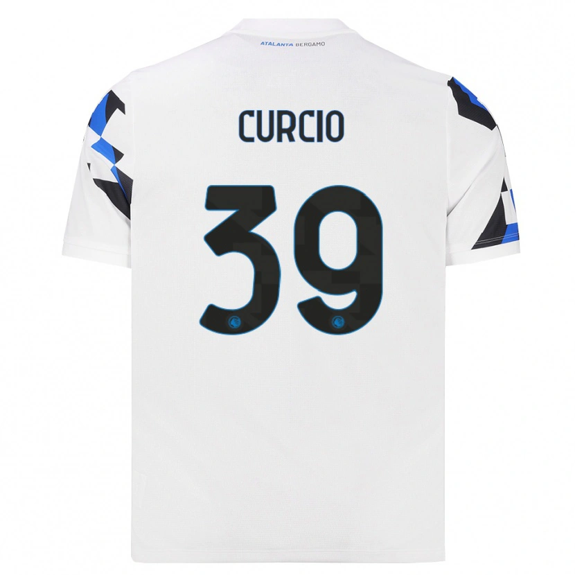 Danxen Criança Camisola Daniel Curcio #39 Branco Vermelho Azul Alternativa 2026/27 Camisa