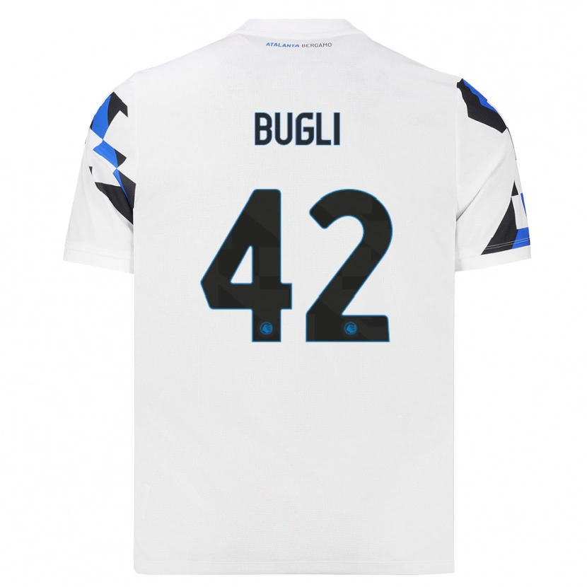 Danxen Criança Camisola Gabriel Bugli #42 Branco Vermelho Azul Alternativa 2026/27 Camisa