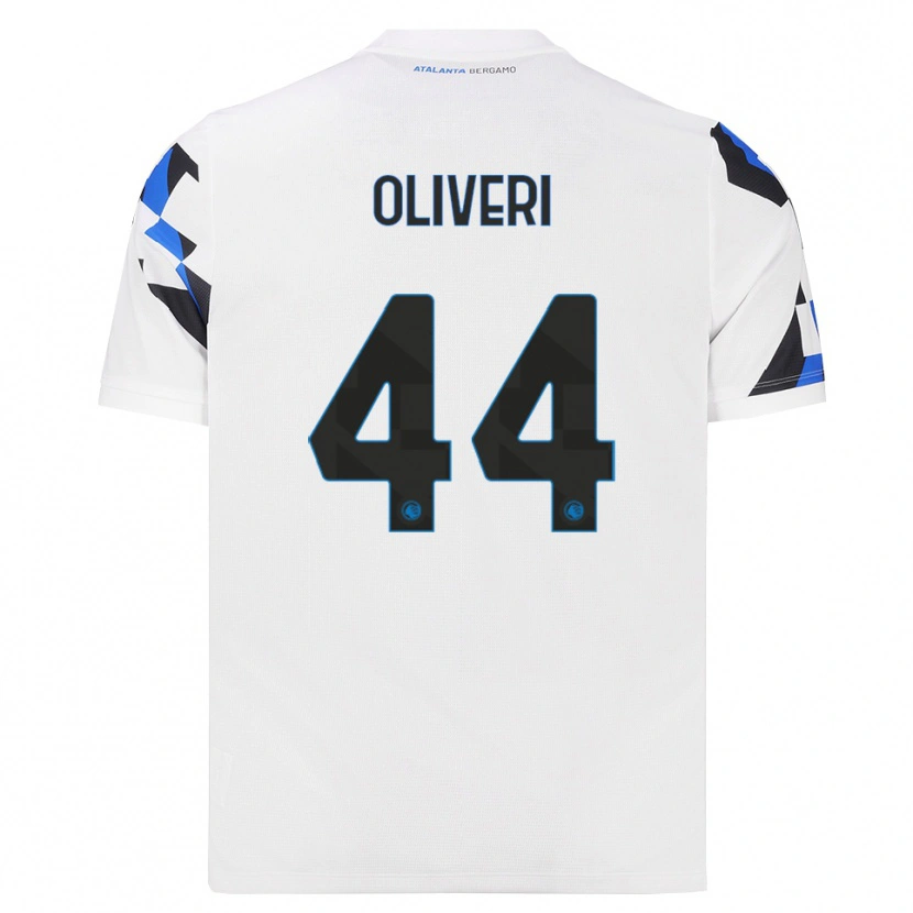 Danxen Criança Camisola Andrea Oliveri #44 Branco Vermelho Azul Alternativa 2026/27 Camisa