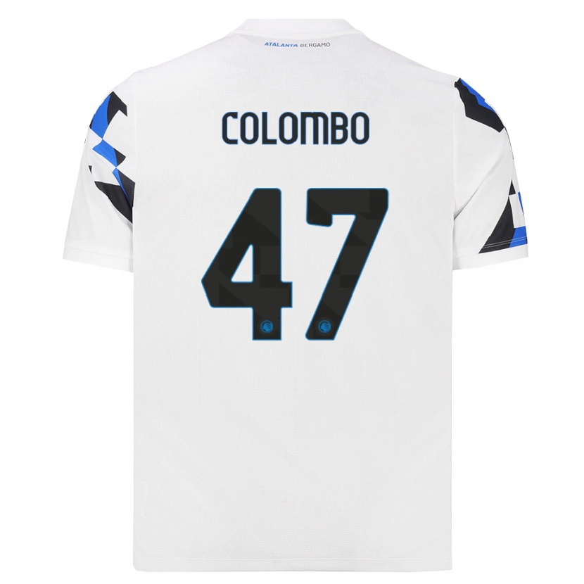Danxen Criança Camisola Matteo Colombo #47 Branco Vermelho Azul Alternativa 2026/27 Camisa