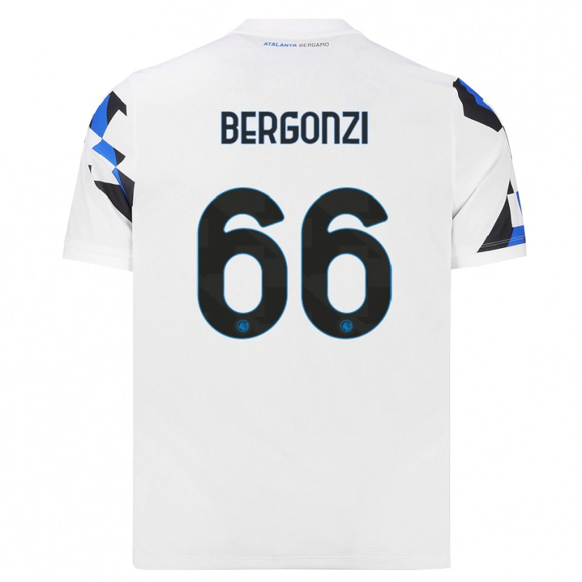 Danxen Criança Camisola Federico Bergonzi #66 Branco Vermelho Azul Alternativa 2026/27 Camisa