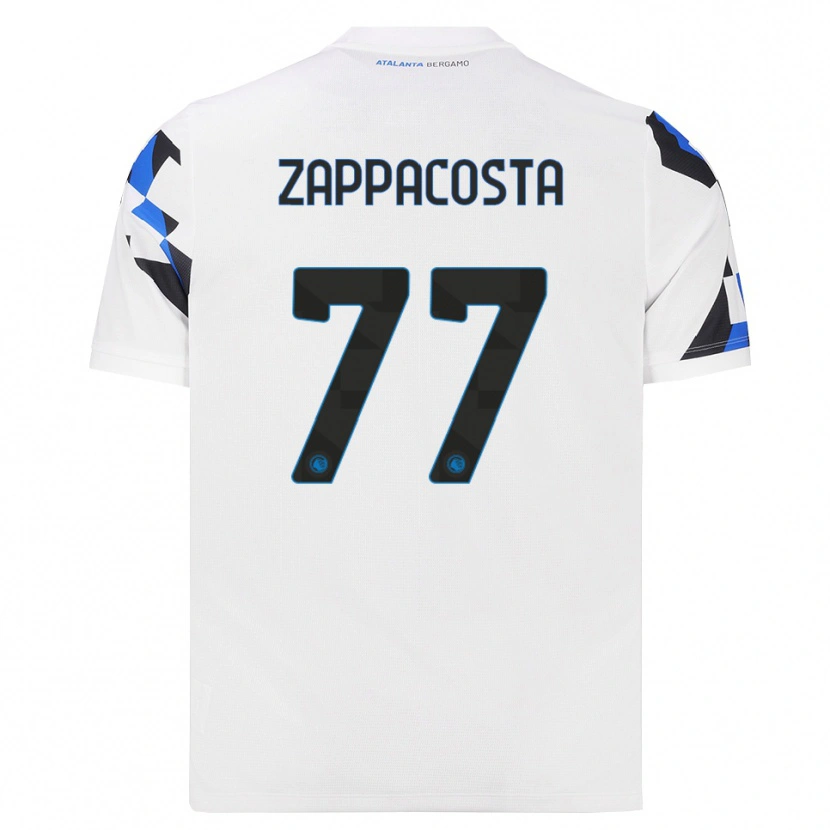Danxen Criança Camisola Davide Zappacosta #77 Branco Vermelho Azul Alternativa 2026/27 Camisa