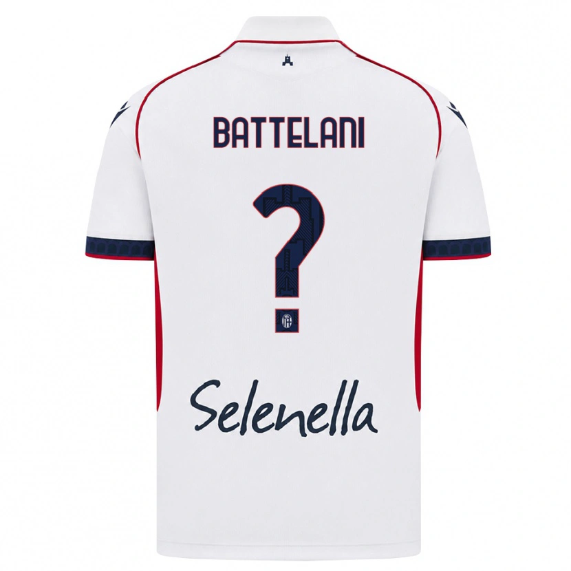 Danxen Criança Camisola Veronica Battelani #0 Branco Vermelho Azul Real Alternativa 2026/27 Camisa