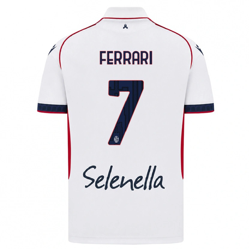 Danxen Criança Camisola Flavio Ferrari #7 Branco Vermelho Azul Real Alternativa 2026/27 Camisa