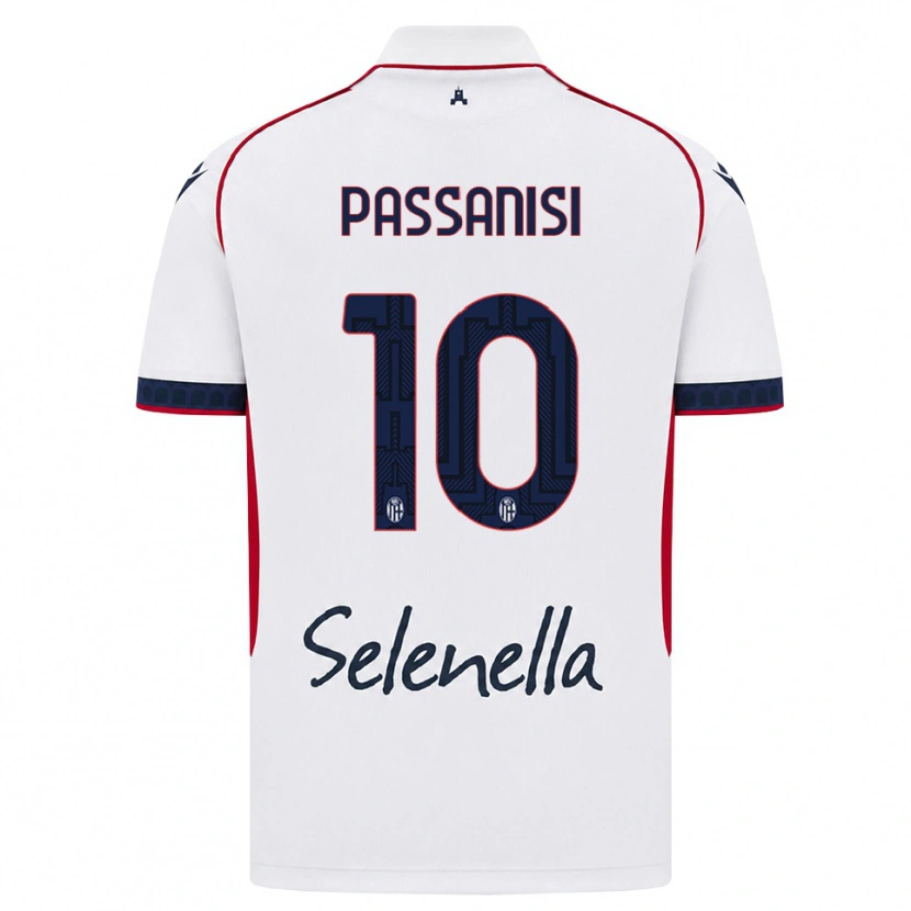 Danxen Criança Camisola Fernando Passanisi #10 Branco Vermelho Azul Real Alternativa 2026/27 Camisa