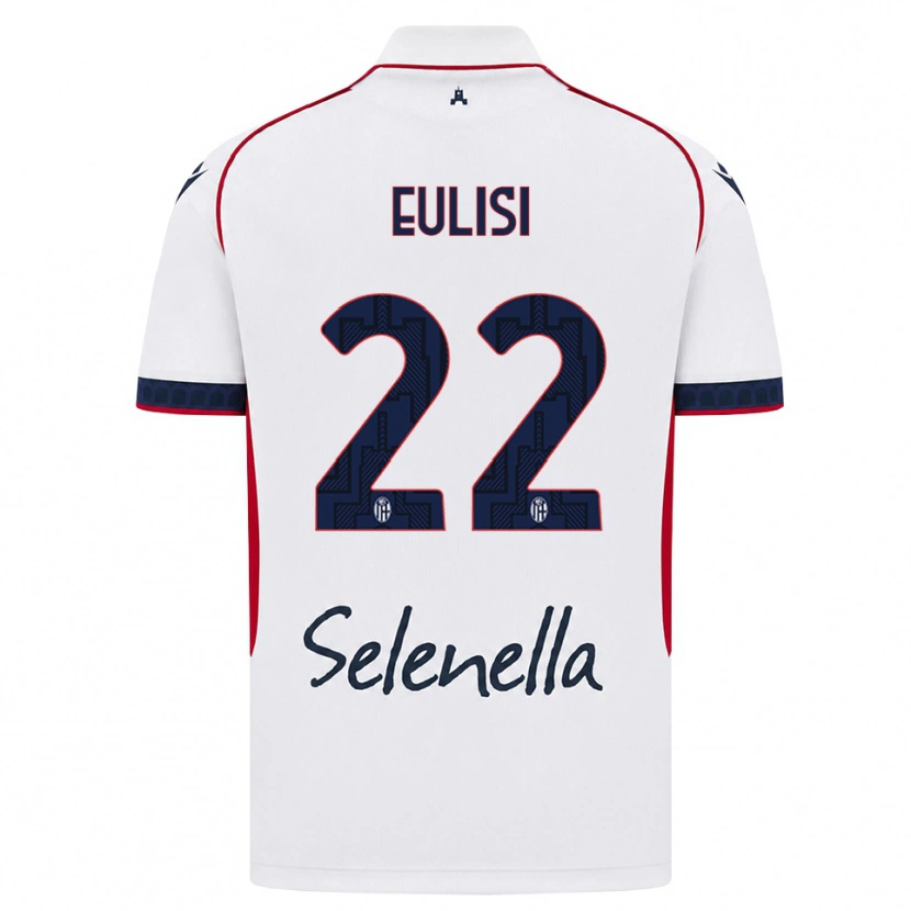 Danxen Criança Camisola Gabriele Eulisi #22 Branco Vermelho Azul Real Alternativa 2026/27 Camisa