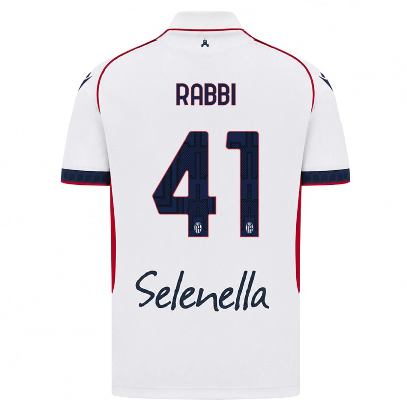 Danxen Criança Camisola Giovanni Rabbi #41 Branco Vermelho Azul Real Alternativa 2026/27 Camisa