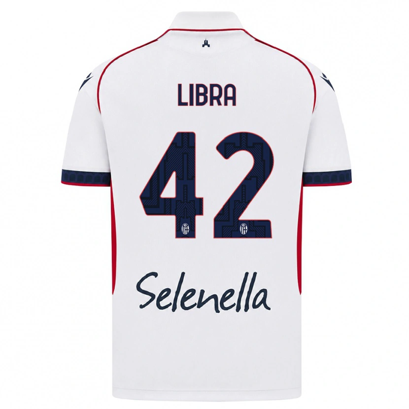 Danxen Criança Camisola Marco Libra #42 Branco Vermelho Azul Real Alternativa 2026/27 Camisa
