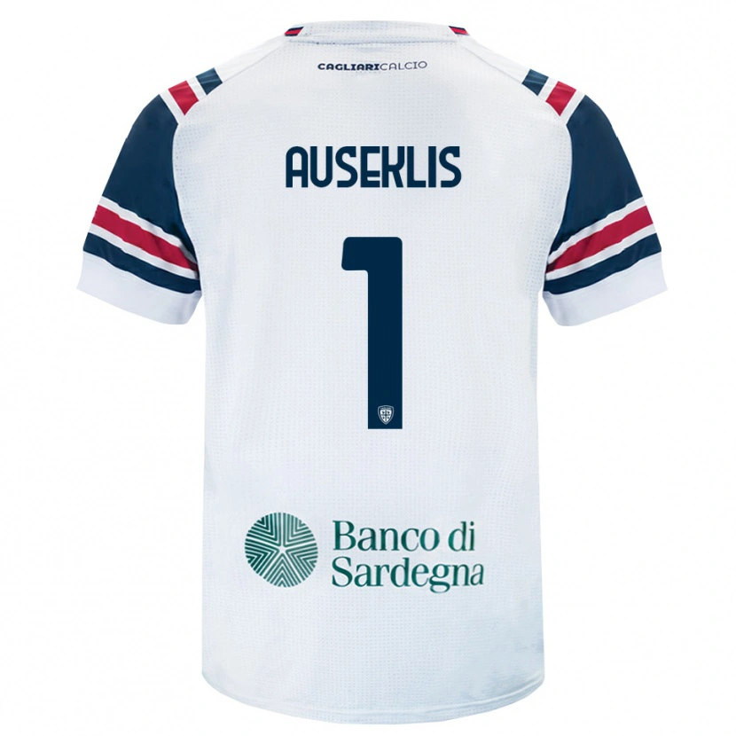 Danxen Criança Camisola Henrijs Auseklis #1 Branco Vermelho Verde Alternativa 2026/27 Camisa
