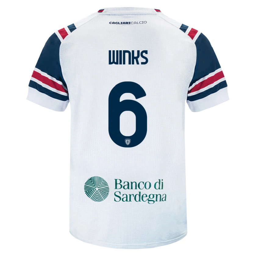 Danxen Criança Camisola Harry Winks #6 Branco Vermelho Verde Alternativa 2026/27 Camisa