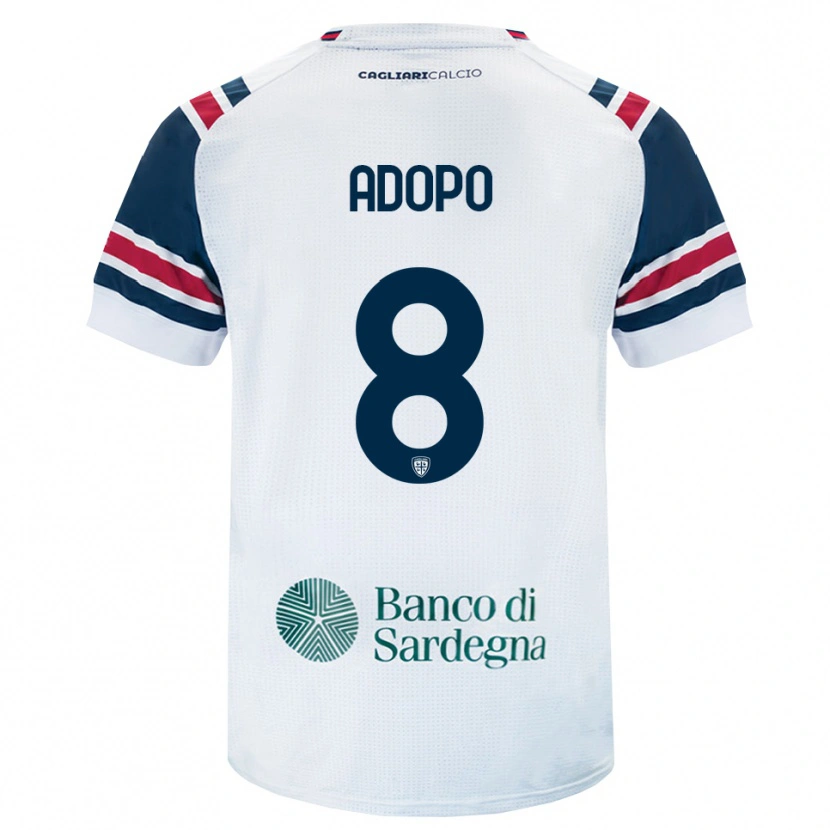 Danxen Criança Camisola Michel Adopo #8 Branco Vermelho Verde Alternativa 2026/27 Camisa
