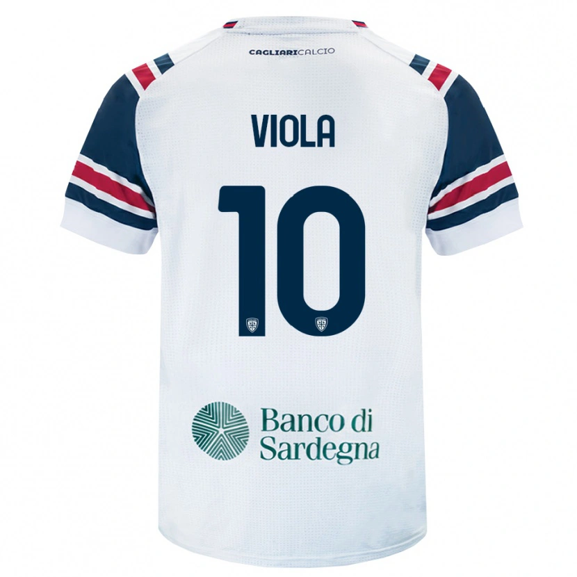 Danxen Criança Camisola Nicolas Viola #10 Branco Vermelho Verde Alternativa 2026/27 Camisa