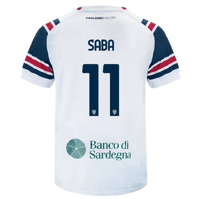 Danxen Criança Camisola Alessio Saba #11 Branco Vermelho Verde Alternativa 2026/27 Camisa