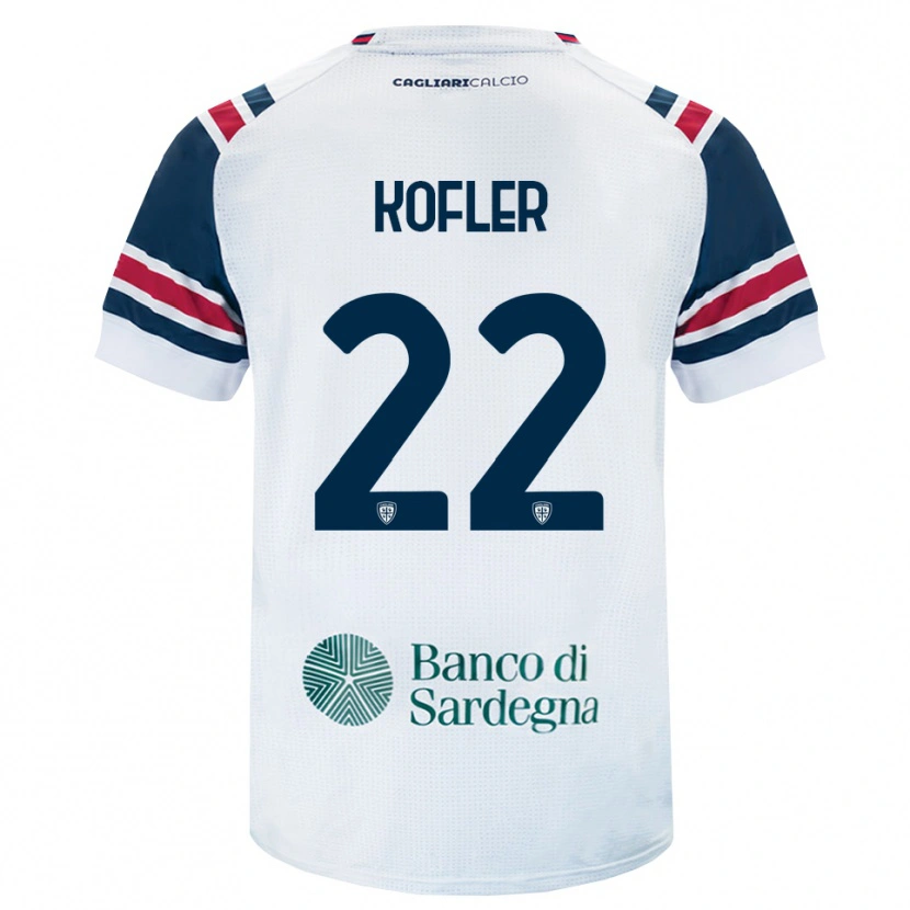Danxen Criança Camisola Raphael Kofler #22 Branco Vermelho Verde Alternativa 2026/27 Camisa