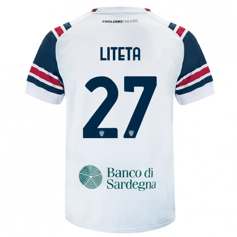 Danxen Criança Camisola Joseph Liteta #27 Branco Vermelho Verde Alternativa 2026/27 Camisa