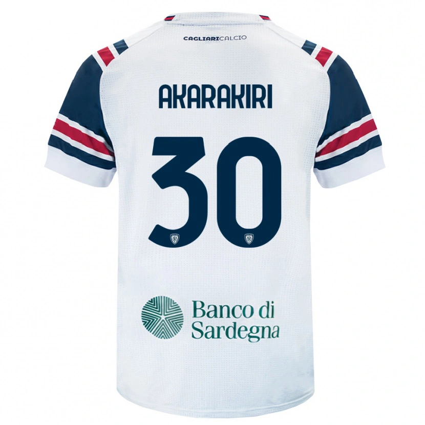 Danxen Criança Camisola Demi Akarakiri #30 Branco Vermelho Verde Alternativa 2026/27 Camisa