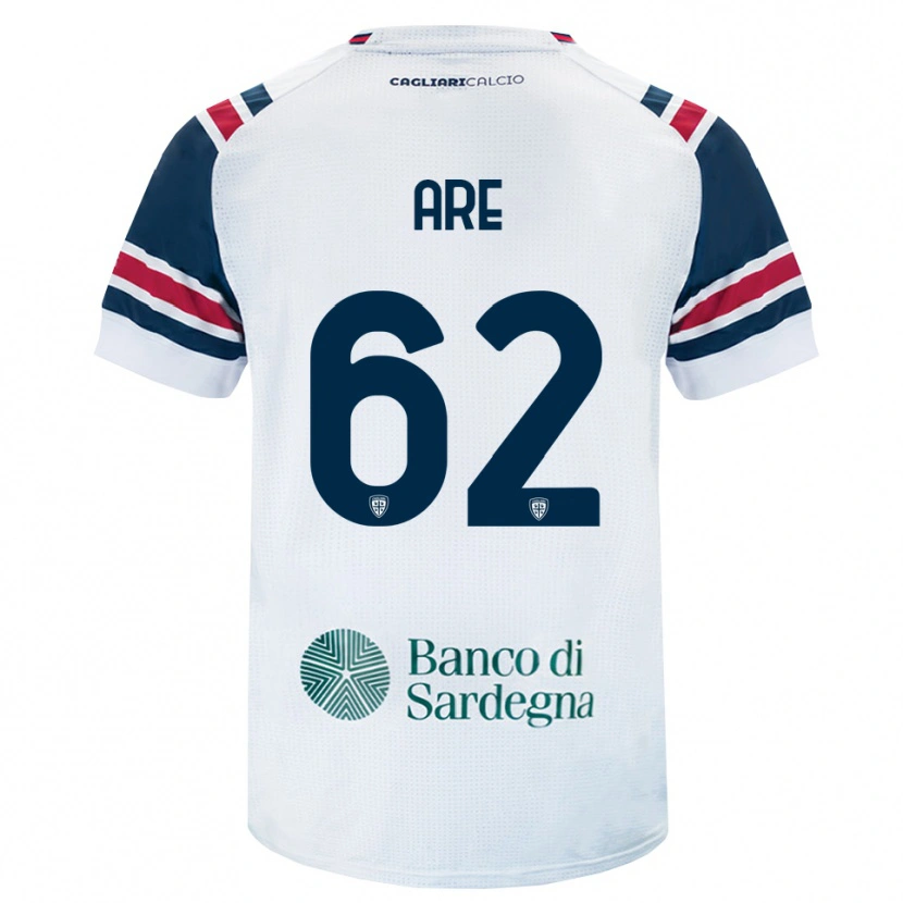 Danxen Criança Camisola Emmanuele Are #62 Branco Vermelho Verde Alternativa 2026/27 Camisa
