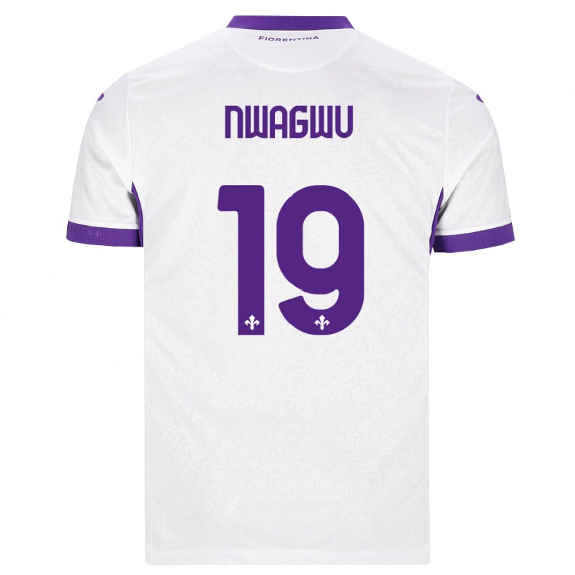 Danxen Criança Camisola Ikenna Nwagwu #19 Branco Roxo Alternativa 2026/27 Camisa