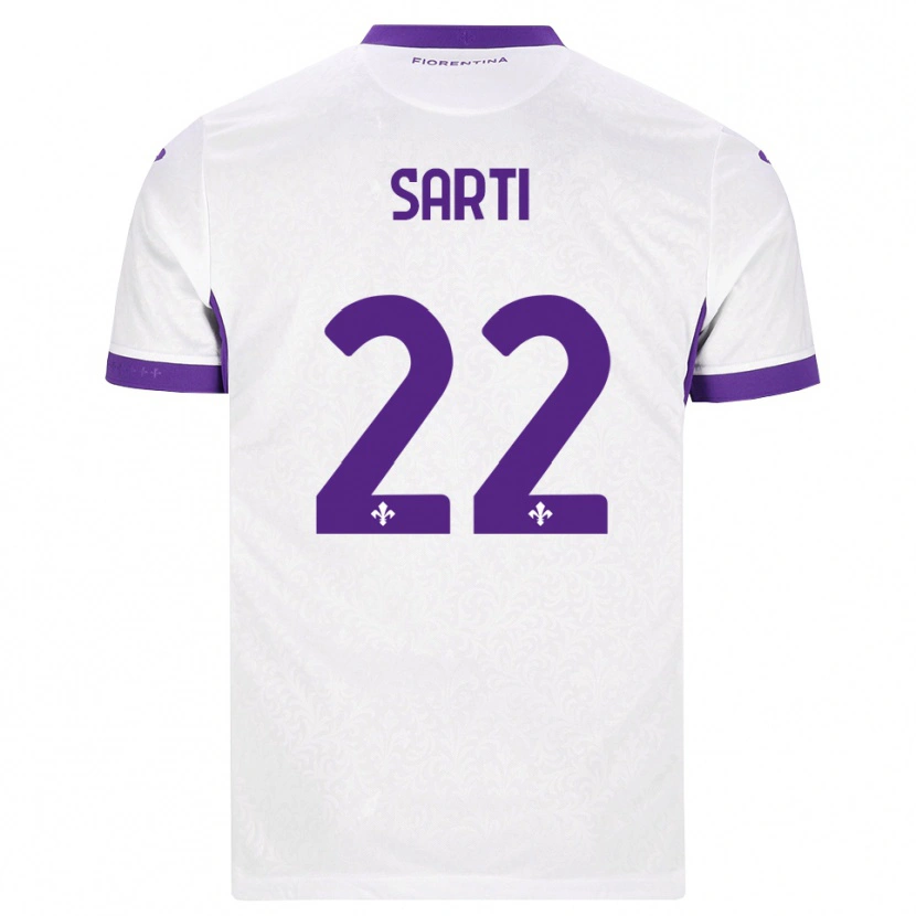 Danxen Criança Camisola Alessia Sarti #22 Branco Roxo Alternativa 2026/27 Camisa
