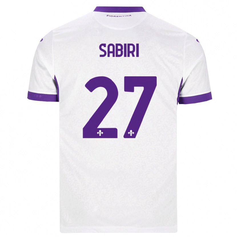 Danxen Criança Camisola Abdelhamid Sabiri #27 Branco Roxo Alternativa 2026/27 Camisa
