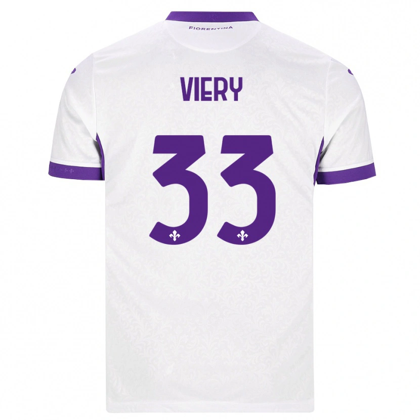 Danxen Criança Camisola Viery Fernandes Santos Lopes #33 Branco Roxo Alternativa 2026/27 Camisa