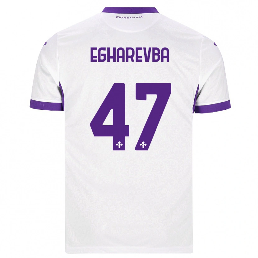 Danxen Criança Camisola Fortune Egharevba #47 Branco Roxo Alternativa 2026/27 Camisa