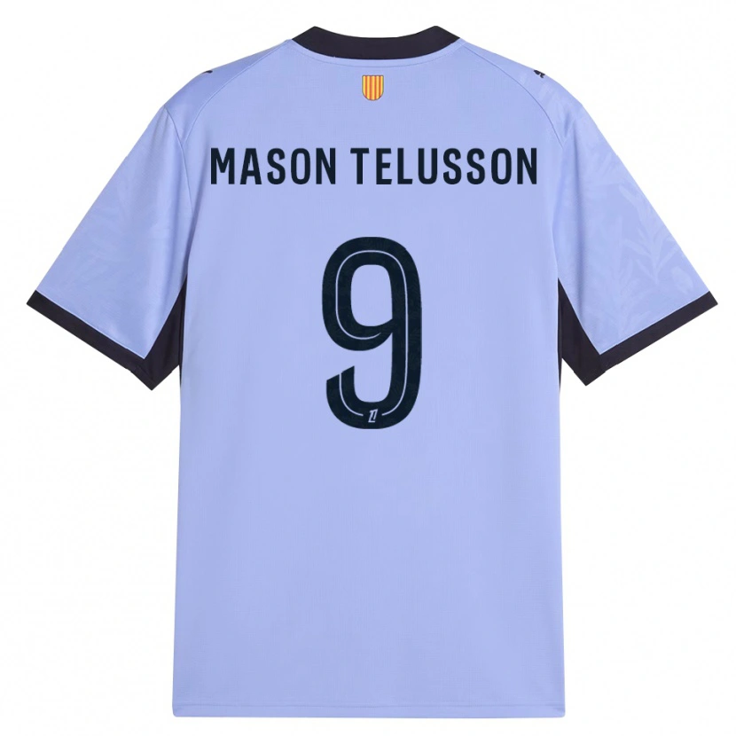 Danxen Criança Camisola Jah-Mason Telusson #9 Lavanda Preto Terceiro 2026/27 Camisa