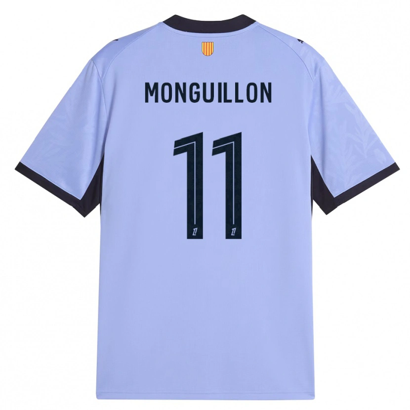Danxen Criança Camisola Coralie Monguillon #11 Lavanda Preto Terceiro 2026/27 Camisa
