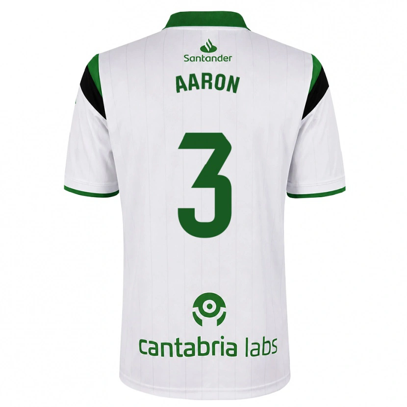 Danxen Criança Camisola Aarón Martín #3 Branco Verde Preto Principal 2026/27 Camisa