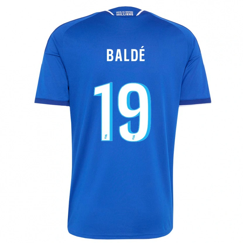 Danxen Criança Camisola Fábio Baldé #19 Azul Real Branco Principal 2026/27 Camisa