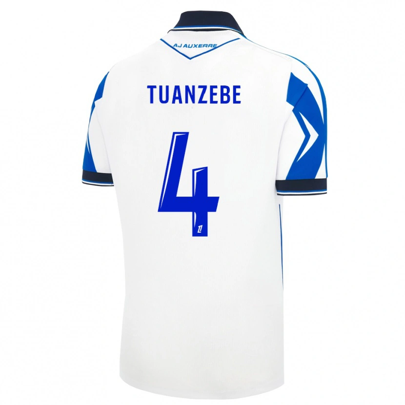 Danxen Homem Camisola Axel Tuanzebe #4 Preto Branco Azul Principal 2026/27 Camisa