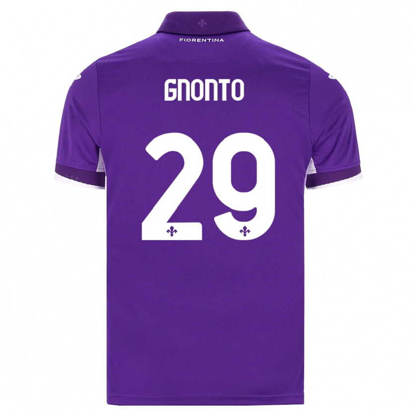 Danxen Homem Camisola Wilfried Gnonto #29 Roxo Branco Rosa Principal 2026/27 Camisa