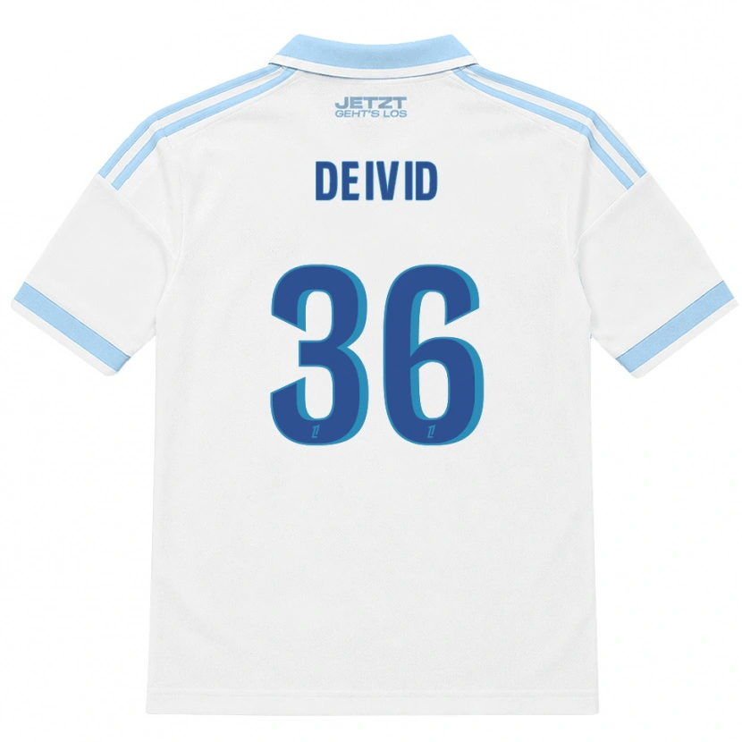 Danxen Homem Camisola Deivid Washington #36 Azul Céu Claro Branco Vermelho Alternativa 2026/27 Camisa