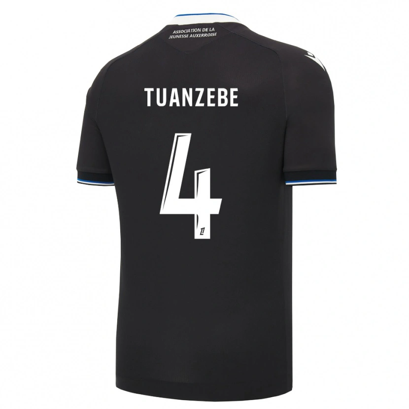 Danxen Homem Camisola Axel Tuanzebe #4 Preto Azul Branco Alternativa 2026/27 Camisa