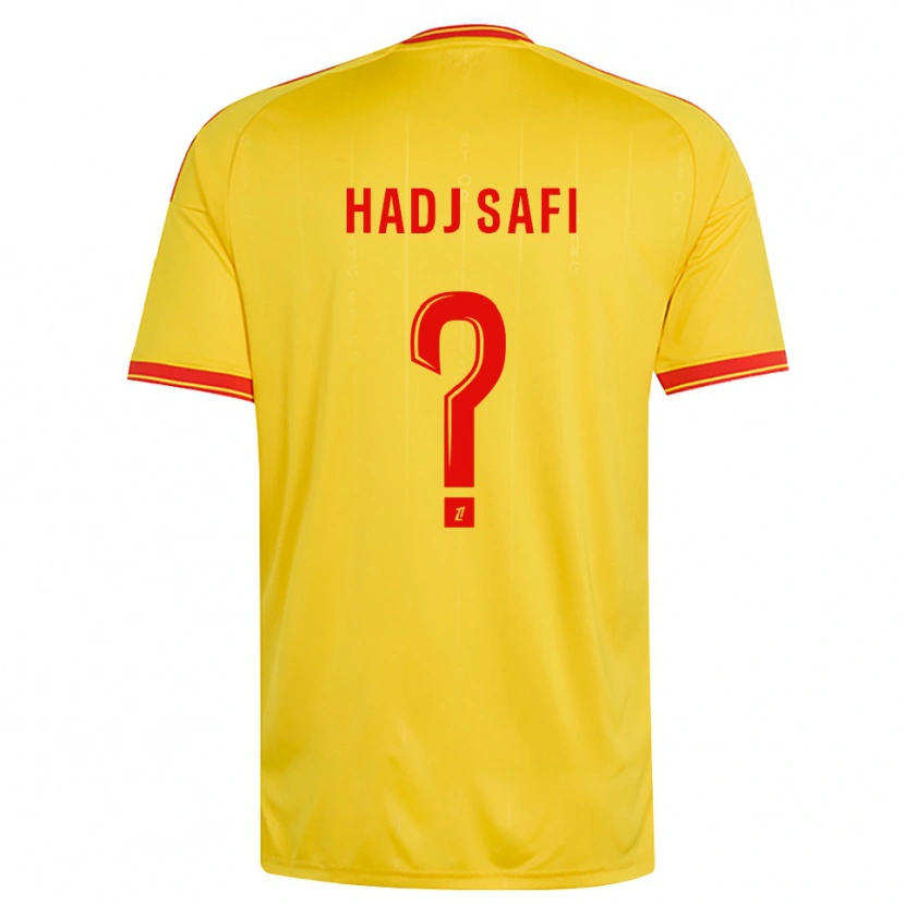Danxen Homem Camisola Souhina Hadj Safi #0 Dourado Laranja Vermelho Principal 2026/27 Camisa