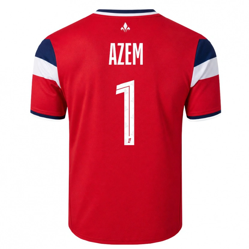 Danxen Homem Camisola Floriane Azem #1 Vermelho Branco Azul Real Principal 2026/27 Camisa