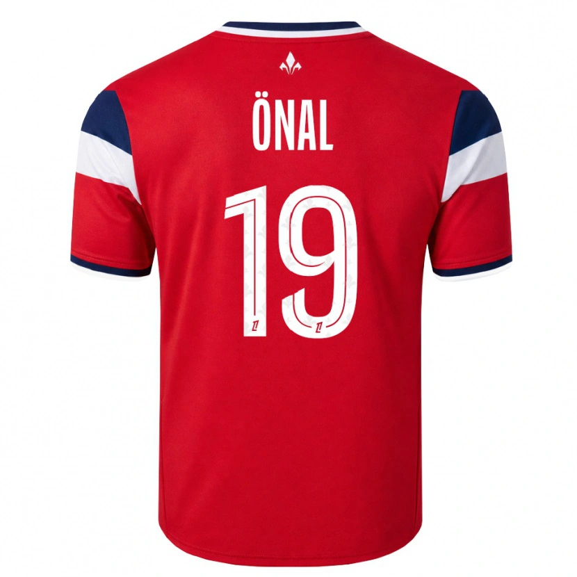 Danxen Homem Camisola Başar Önal #19 Vermelho Branco Azul Real Principal 2026/27 Camisa