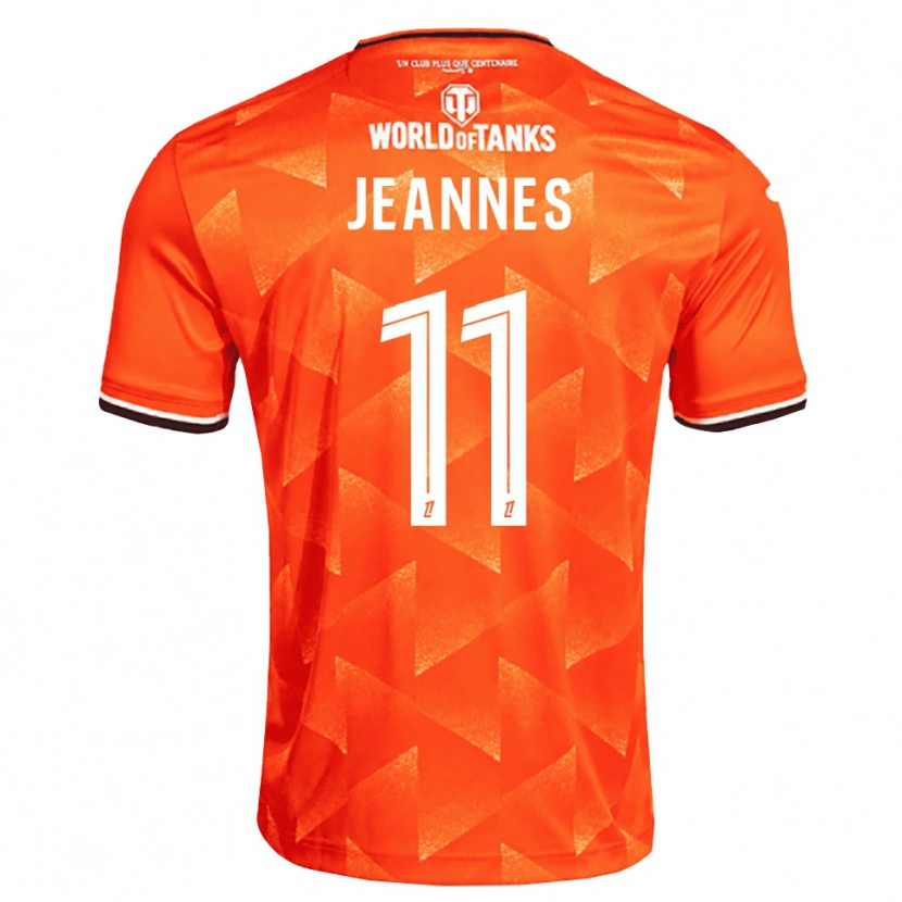 Danxen Homem Camisola Justine Jeannes #11 Laranja Branco Preto Principal 2026/27 Camisa