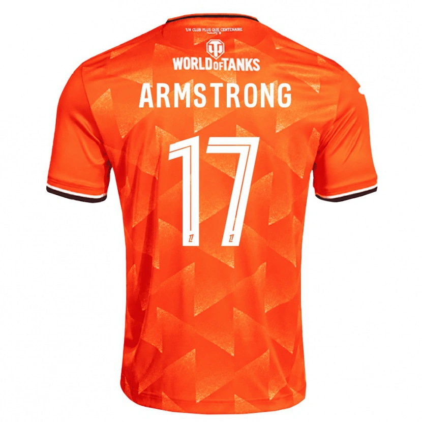 Danxen Homem Camisola Desmond Armstrong #17 Laranja Branco Preto Principal 2026/27 Camisa