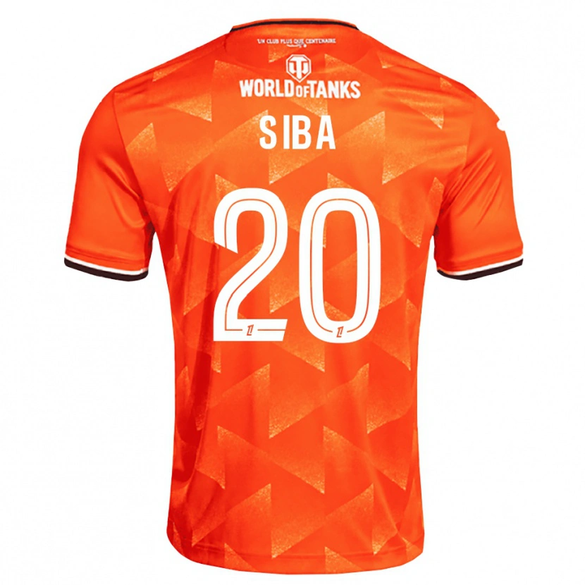 Danxen Homem Camisola Stevan Siba #20 Laranja Branco Preto Principal 2026/27 Camisa