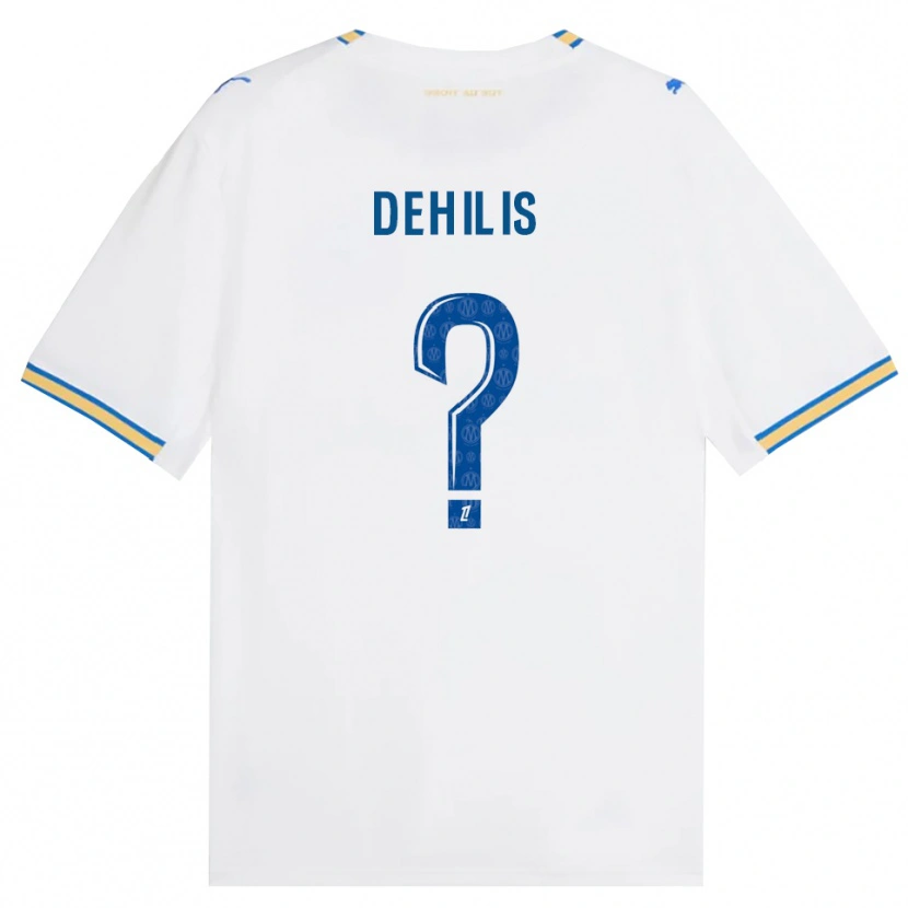 Danxen Homem Camisola Rayan Dehilis #0 Azul Dodger Branco Principal 2026/27 Camisa