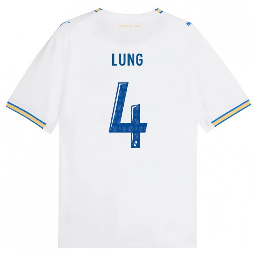 Danxen Homem Camisola Sacha Lung #4 Azul Dodger Branco Principal 2026/27 Camisa