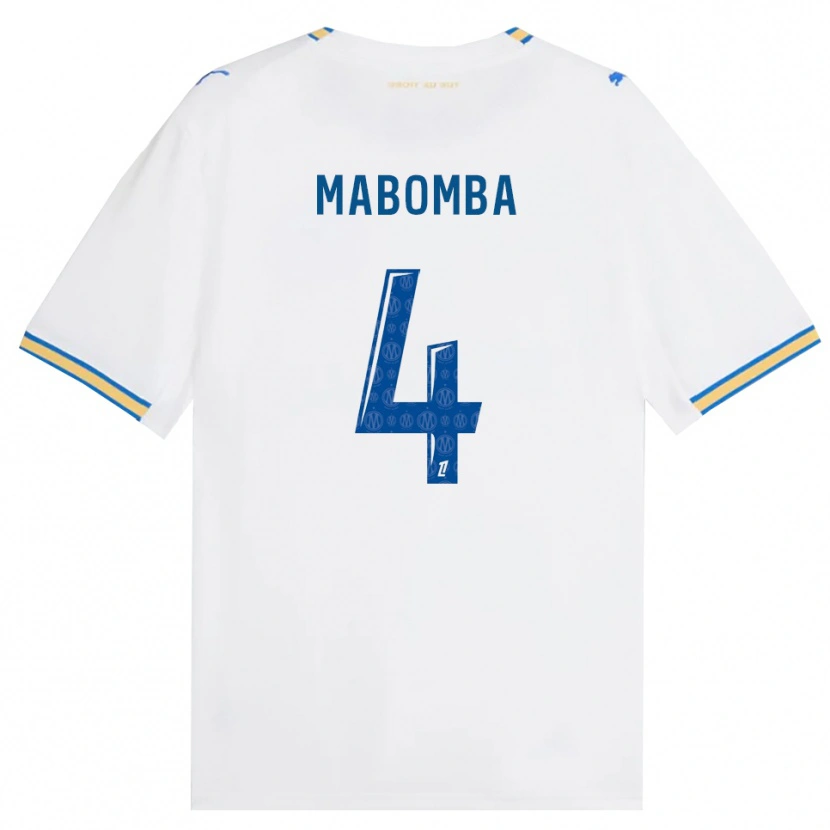 Danxen Homem Camisola Daniel Mabomba #4 Azul Dodger Branco Principal 2026/27 Camisa