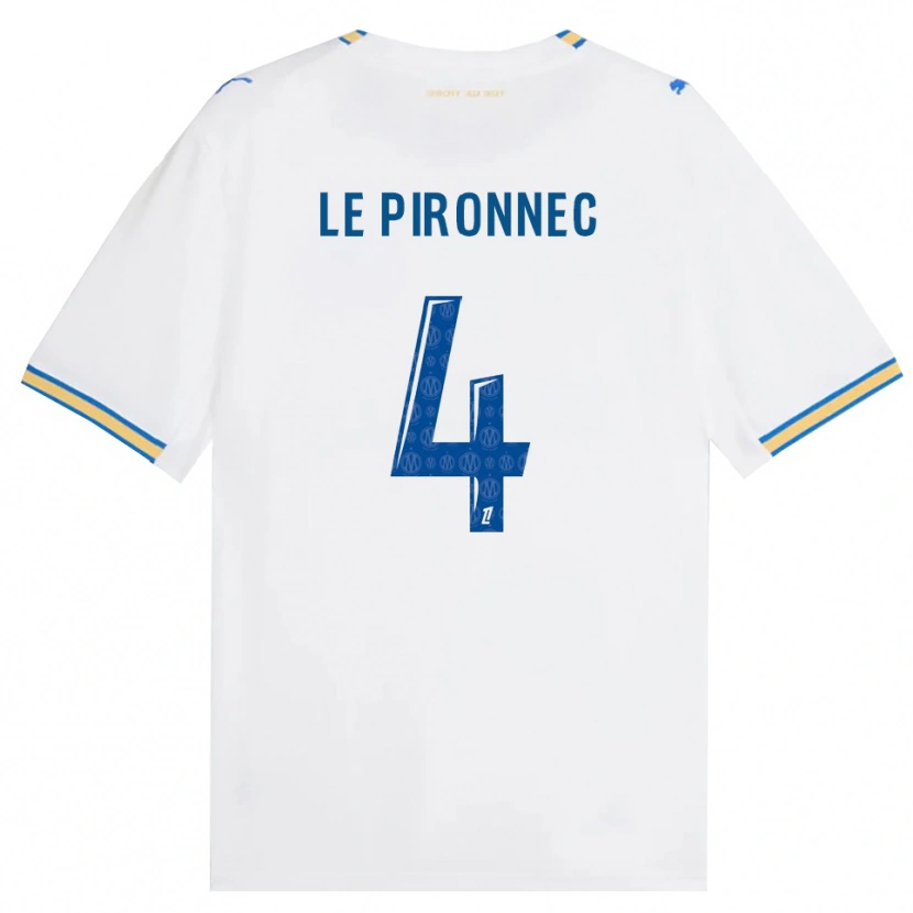 Danxen Homem Camisola Kélian Le Pironnec #4 Azul Dodger Branco Principal 2026/27 Camisa